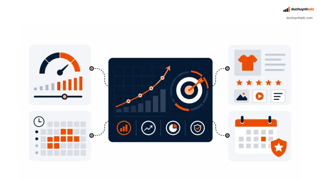 Tối ưu quảng cáo Shopee theo giờ ngày và đợt sale